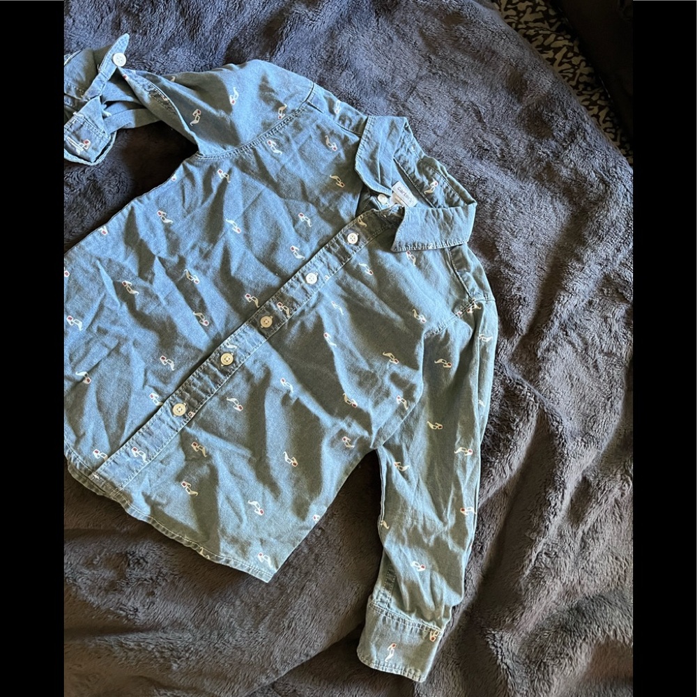 Carter’s button down shirt - Picture 2 of 2